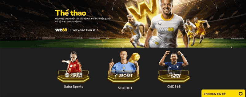 cá cược thể thao WE88