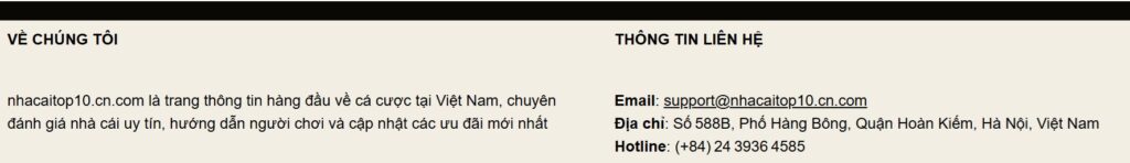 thông tin nhacaitop10