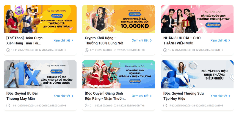 ưu đãi người chơi trung thành Fun88