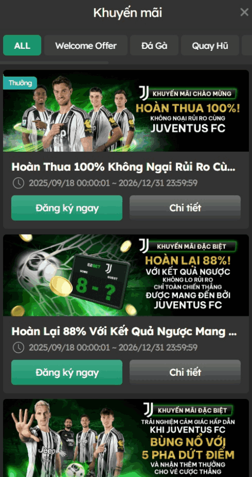 khuyến mãi E2BET