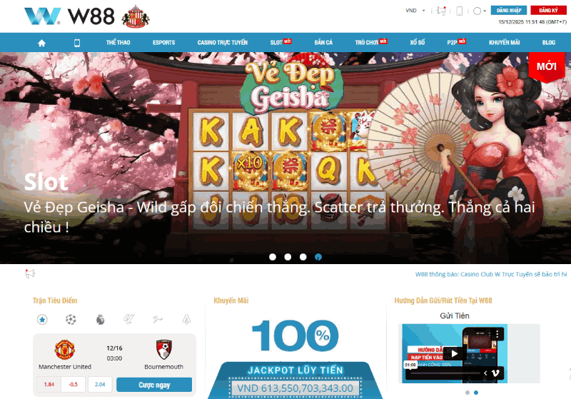 truy cập W88