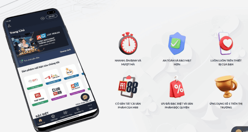 app cá cược M88