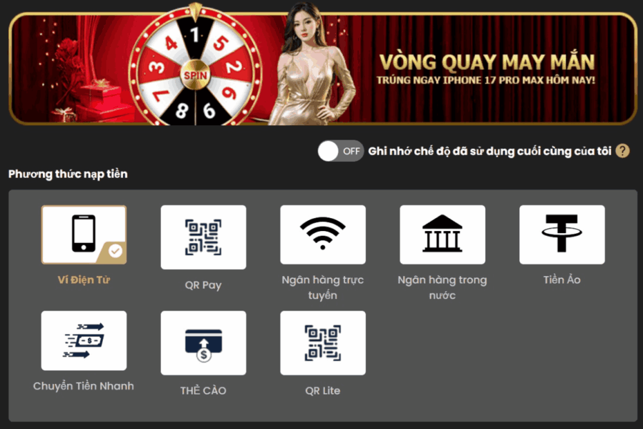 cách nạp tiền 12BET