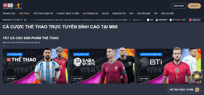 thể thao M88