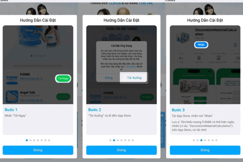 cách cài đặt app Fun88